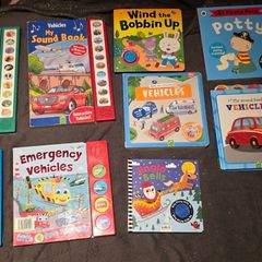 Books for toddler with sounds x 9