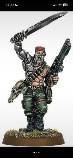 Colonel Straken. New on sprue.