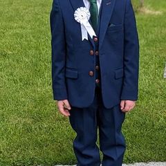 Boys Navy Communion suit