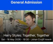 4 Harry Styles tickets