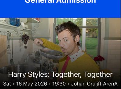 4 Harry Styles tickets