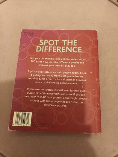 Spot the difference puzzle book
