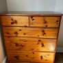 Pine wood chest drawer Image 2