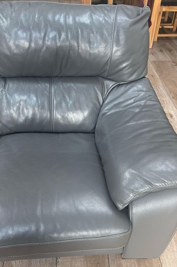 3-seater leather sofa