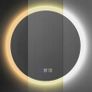 LED Bathroom Mirror Round Speakers Fog Free Image 9