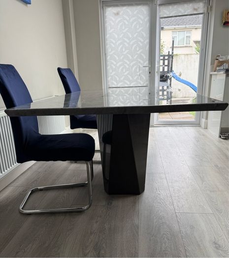 Marble Dining Table & Chairs