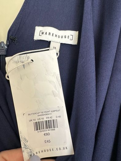 Warehouse jumpsuit - sz 14