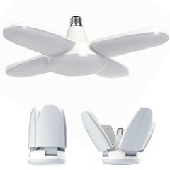 E27 LED Bulb Fan Blade Timing Lamp AC85-265V 28W Foldable Led Light Bulb For Home Ceiling Light