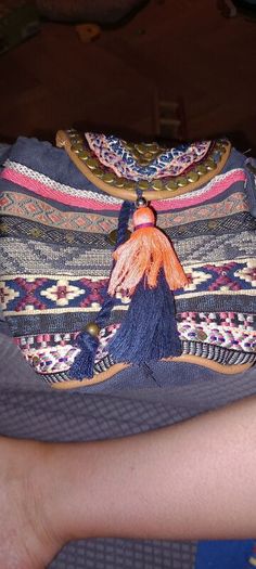 Accessorize small bucket bag