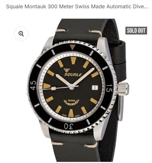 Squale Montauk MTK-01 unworn