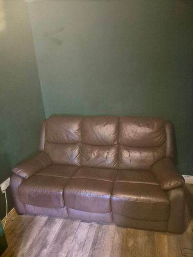 3 seater Sofa and Recliner matching