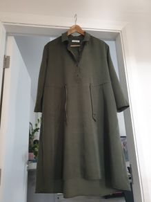 Great Plains Khaki Green Dress Size Small