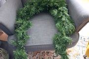 Christmas fireplace garland.