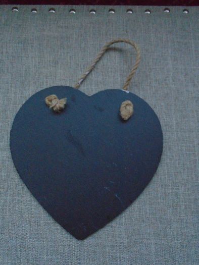 Home decor, Slate picture, Decoupage,Handmade art, Heart picture