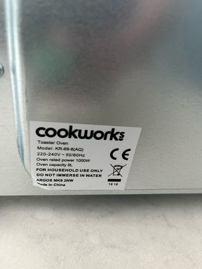 Cookworks 9L Mini Toaster Oven