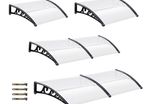 200 x 100 cm Canopy Side Entrance Door Polycarbonate Panels Front Door Side Entrance Door Balcony Canopy Front Doors Bicycle Canopy