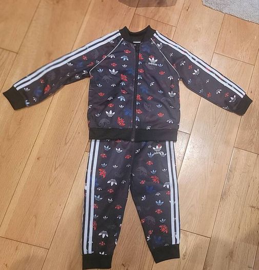 Adidas Originals Toddler Kids Sport Collection Tracksuit 12-18 months