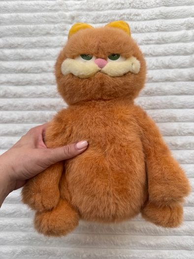 Vintage Garfield The Movie Soft Toy Push 2004 Approx. 33 cm. Used Please see photos