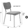 4 x Zuvier Benson Dining Chairs Image 4