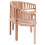 Banana Bench 200 cm Solid Teak Wood Image 3