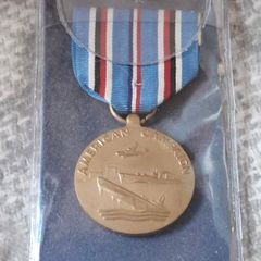 United States American Campaign Medal awarded for service during World War II between 1941 and 1945.
