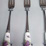 NewGrange Living Rosa cake slice with 6 pastry forks Image 2