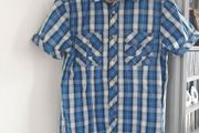 Tokyo Laundry blue check shirt Small