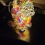 Yorkshire Terrier Stained Glass Resin Lamp Image 3