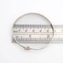 Thin Sterling Silver Bangle, 1991 Image 8