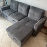 Grey Sofa with Storage Image 2