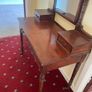 Antique-Style Wooden Dressing Table / Vanity with Mirror Image 2