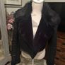 Stunning Leather/Faux Fur Coat/Jacket size 50 Image 7