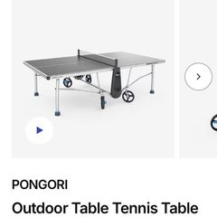 table tennis table outdoor