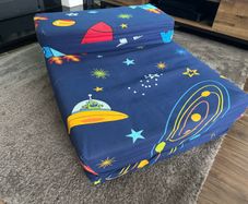 Kids Foldable Printed Chair Bed