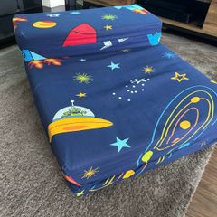 Kids Foldable Printed Chair Bed
