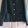 Rue de Femme  Forest Green Wool Jacket Image 2