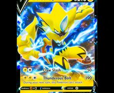 Zeraora V 053/159 Half Art Ultra Rare Crown Zenith Pokemon Card Sword and Shield
