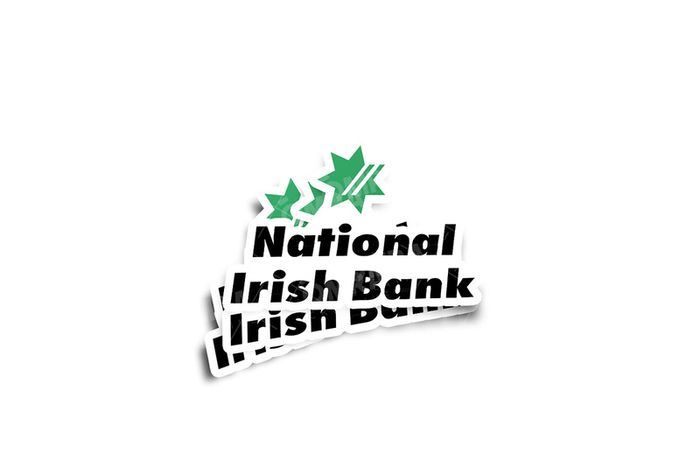 National Irish Bank Glossy Stickers 2-Pack