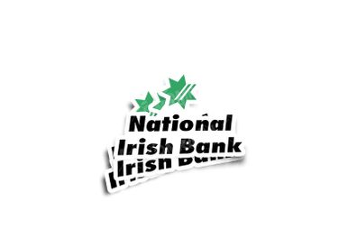 National Irish Bank Glossy Stickers 2-Pack