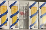 Peroni birra Roma nastro azzurro italiana Half Pint Beer Glass