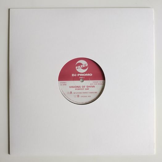 Visions Of Shiva - Perfect Day - Faze 2 Records DJ Promo ADVANCE Copy! - PIANO Trance BANGER! Quintessential Dublin CLASSIC! CONDITION: Near MINT!!