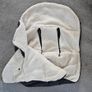 Winter Baby Car Seat Footmuff, Universal Car Seat Blanket for Baby w/Adjustable Collar, Waterproof Baby Car Seat Cover w/Zip, Warm Berber Fleece, Detachable and Machine Washable (Dark Grey) Image 3