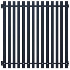 Fence Panel Anthracite 170.5x170 cm Powder-coated Steel