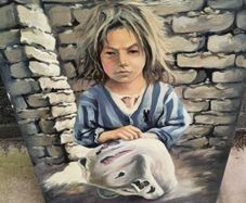 Painting of a girl