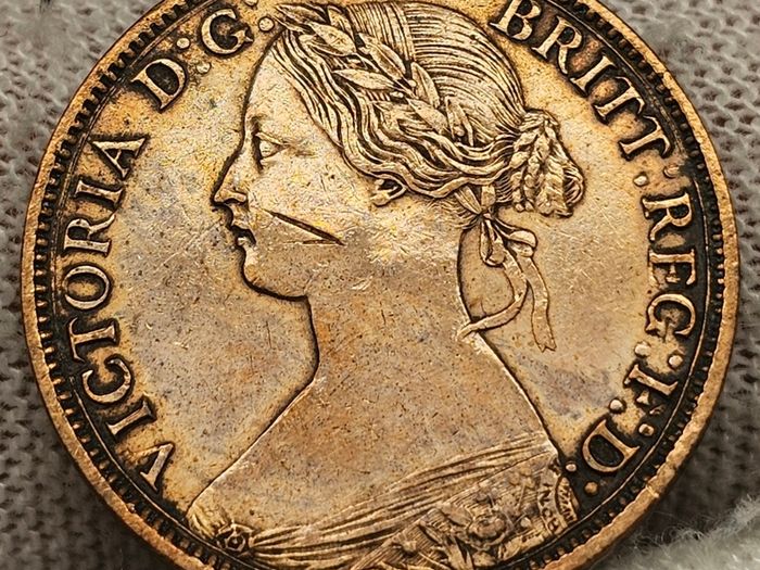 Great Britain 1866 Farthing 1/4d Coin