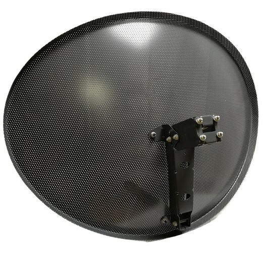 Sky Satellite Dish Zone 2 For Sky Hd Freesat Free To Air Black Mesh + Twin Lnb