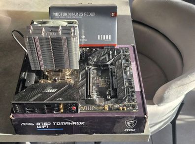intel i5 12600kf + B760 MAG Tomahawk Wifi Motherboard + Noctua Cooler