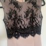 Ax Paris Pink and Black Lace Dress Size 10 Image 4