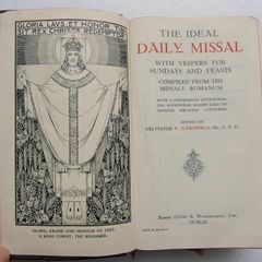 Vintage 1950s Irish Prayer Book - The Ideal Daily Missal - Bassi & Co, Dublin