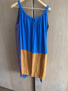 Marni x H and M silk knee length halter dress size 34 (8)